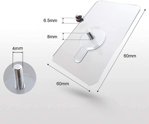 GripMax™ – Super Strong Adhesive Hooks (10 Pcs)